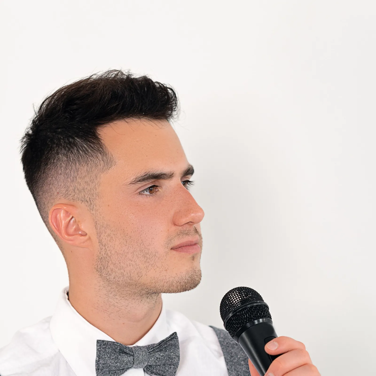 Portrait of a tenor singer